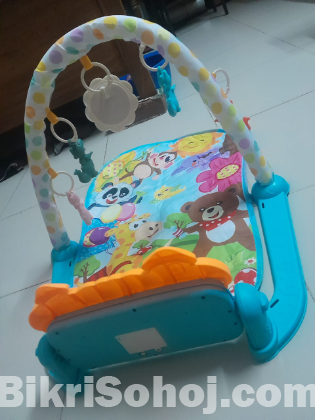 Baby kick and play piano with toy